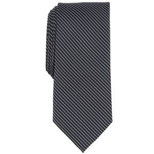 Bar III Men Weston Stripe Tie Black
